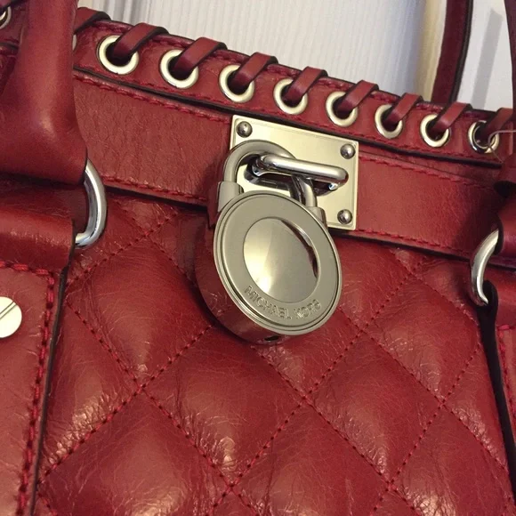 Brand new burgundy red Michael kors handbag shoulder purse